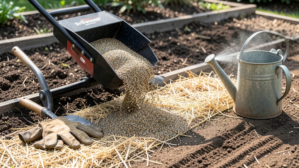 Lawn Seed Mulch: Germination-Boosting Barrier Against Drought and Weeds