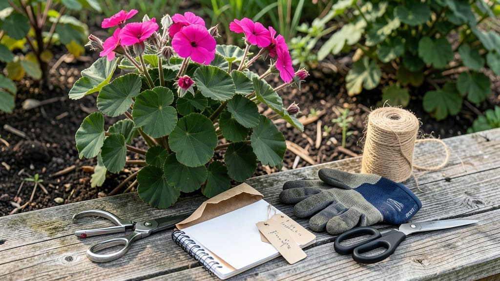 Geranium Seeds Collection: Twist-Free Pods That Open Naturally for Effortless Harvesting