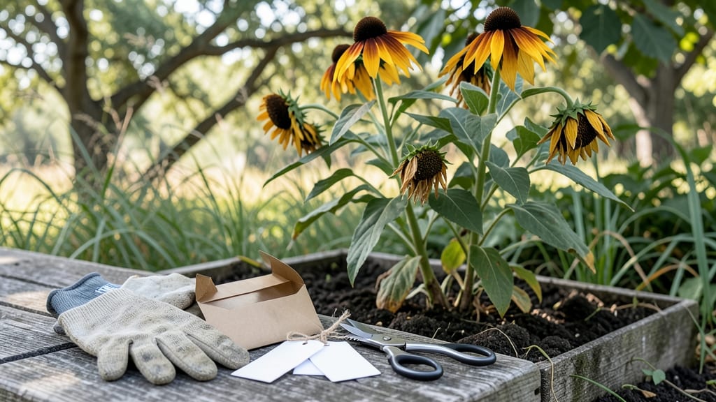 Rudbeckia Seeds Collection: Dry and Store for Next Year’s Bold Blooms