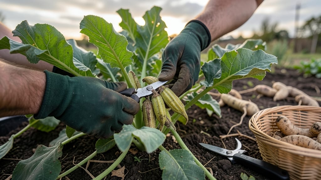 Turnip Seed Pods Growing Guide: Twist-Proof Pods That Crack Open for Easy Seed Extraction