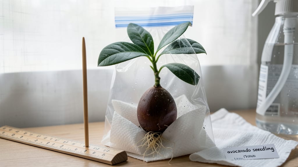 How to Germinate Avocado Seed in Bag: Root Sprouts in 2-3 Weeks Without the Mess