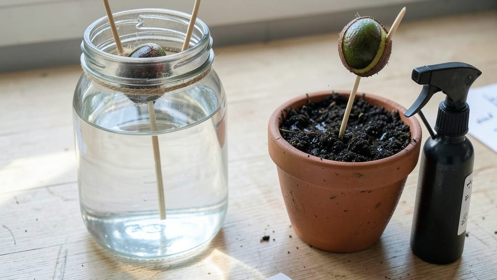 How to Make an Avocado Seed Sprout: Germinate in Water, Grow Roots in 2 Weeks