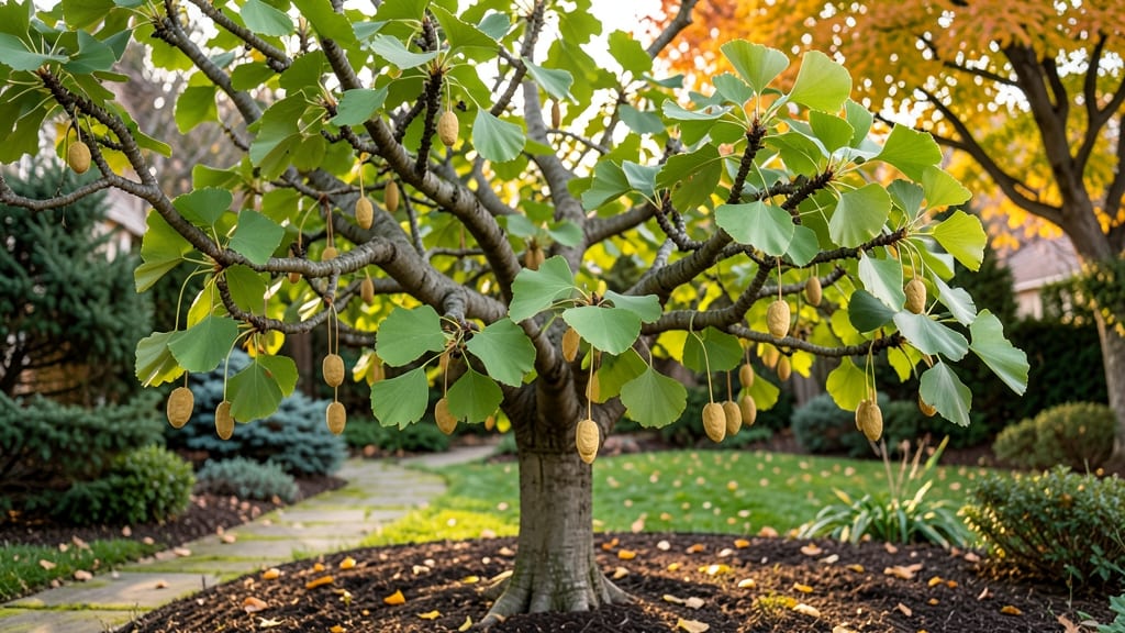 Ginkgo Tree Seed Pods: Natural Twist-Release for Effortless Seed Collection