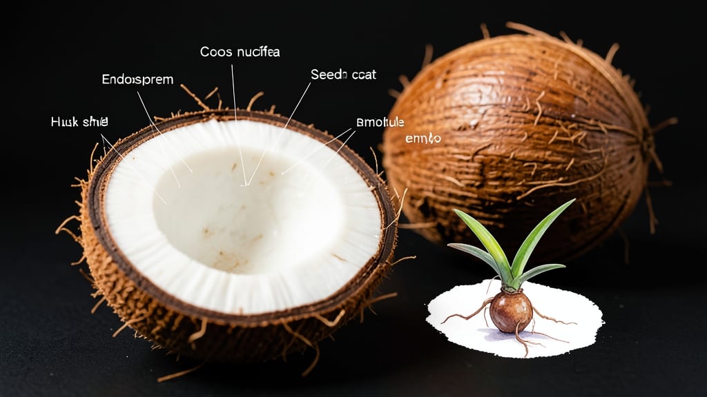 Coconut Seed Parts Growing Guide: Pod Anatomy Breakdown for Perfect Germination