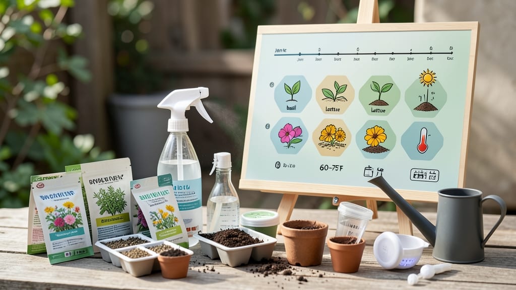Indoor Seed Planting Chart: Month-by-Month Germination Timeline