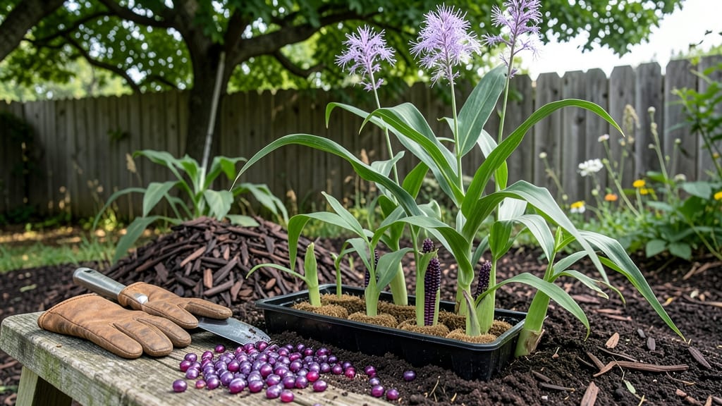 Violet Corn Seed Grow a Garden: Twist-Resistant Pods for Hands-Off Seed Saving