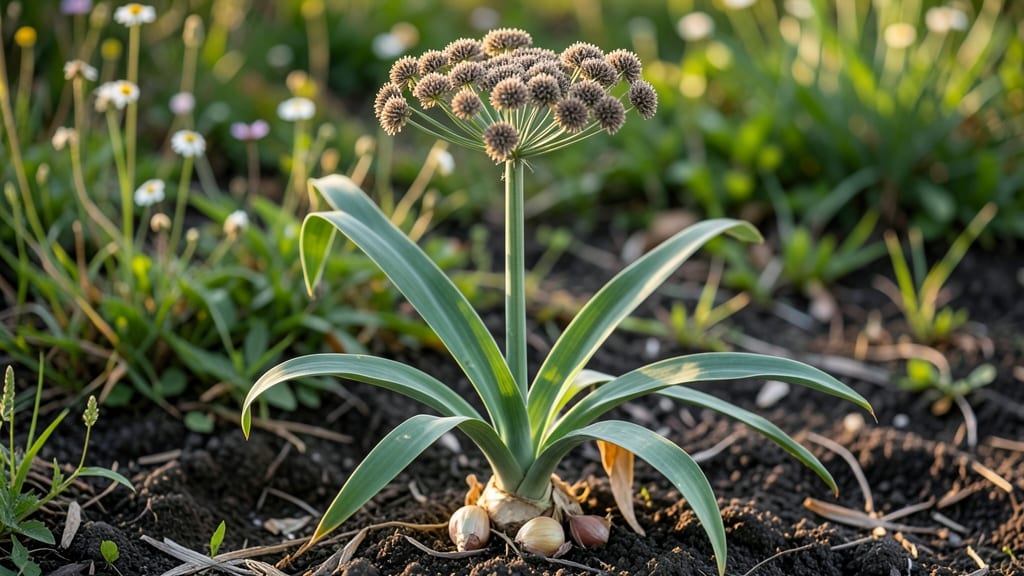 Garlic Seed Heads: Twist-Free Harvesting for Viable Seed Saving